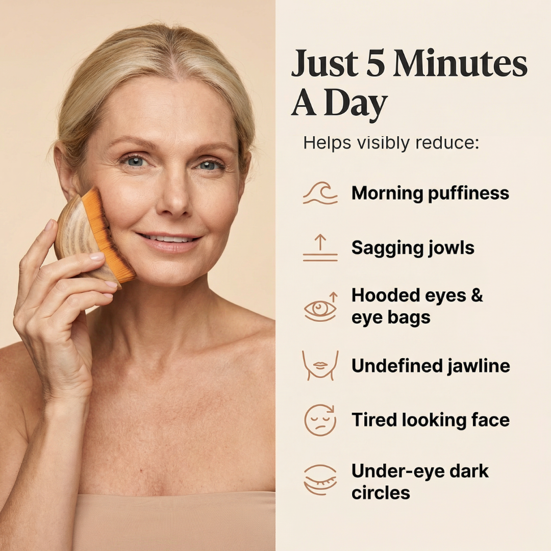 Lunovi® Lymphatic Face Brush